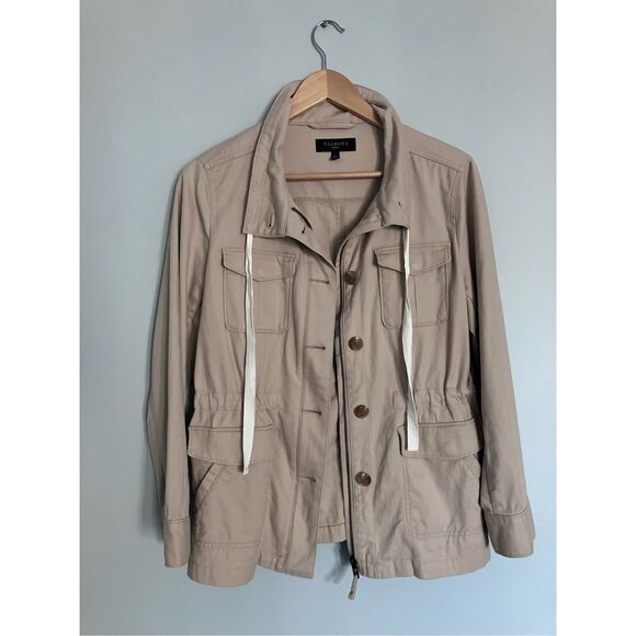 TALBOTS Tan Medium Weight Utility Jacket Size S - Picture 2 of 15